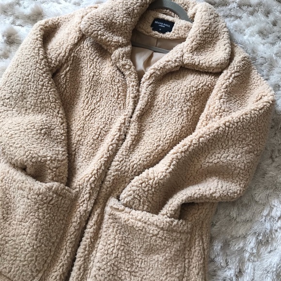 Brave Soul teddy coat - Picture 1 of 6